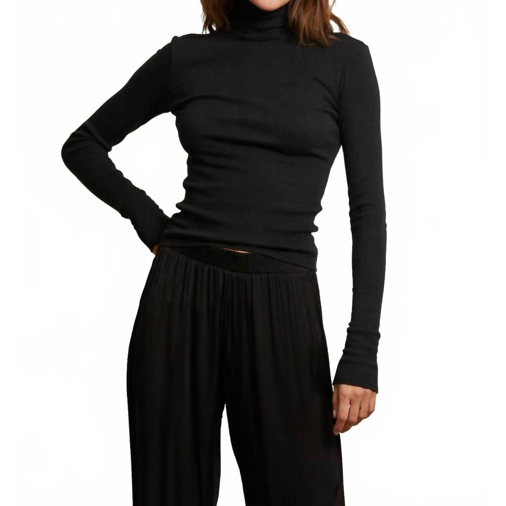 perfectwhitetee Black Long Sleeve Tee